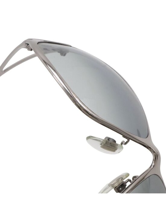 Bvlgari Tondo Sun Sunglasses Eyewear Smoke Gradient Metal Frame Silver 657 220